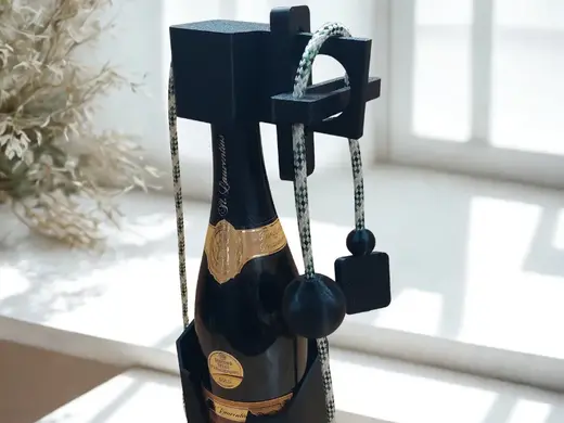 Flaschentresor / Flaschenpuzzle - Knobel-Geschenk