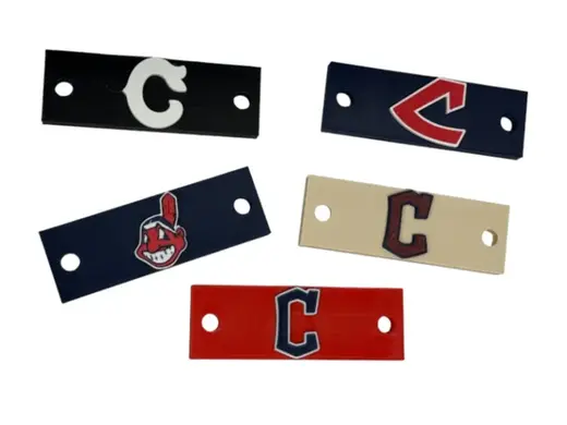 Baseball Cap Logo Plates - Cleveland Guardians
