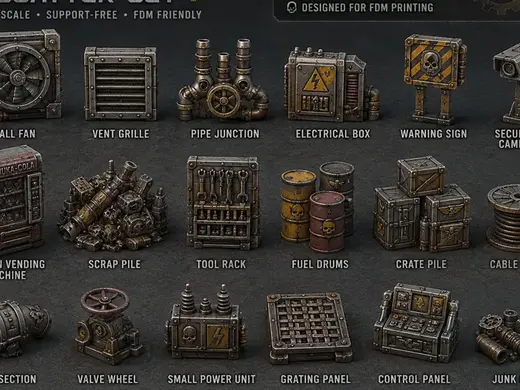 necromunda industrial scatter terrain