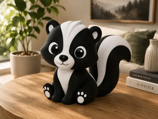 Cute Skunk-Adorable Woodland Animal Statue