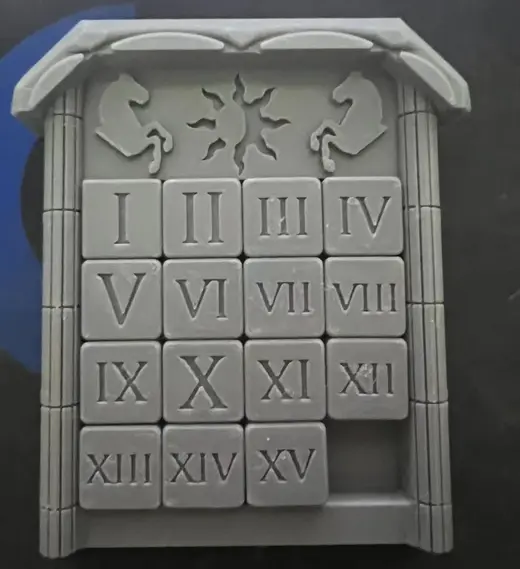 Roman Numeral Puzzle Board 古罗马智力拼板