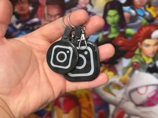 Instagram NFC keychain