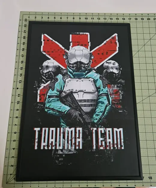 16"x22" Cyberpunk 2077 Trauma Team Poster - Hueforge