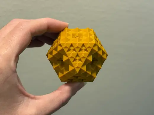 Fractal Cuboctahedron & Rhombic Dodecahedron Lvl 1