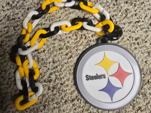 Pittsburgh Steelers Oversized Hype Chain Necklace