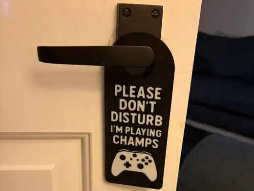 Door hanger FC Champs fifa