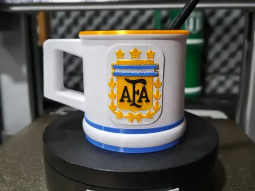 Mate chop seleccion argentina polimero escalonado