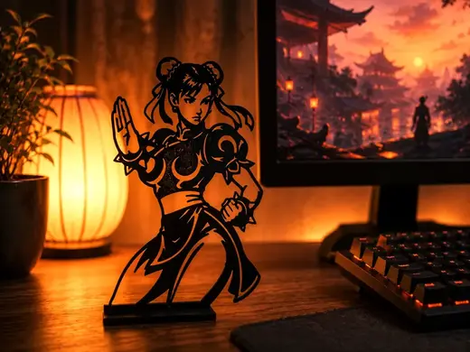 Street Fighter Chun-Li Desk Decoration
