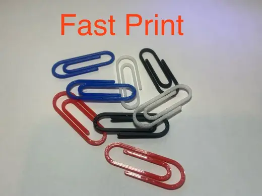 paperclip bookclip bookmark quick print