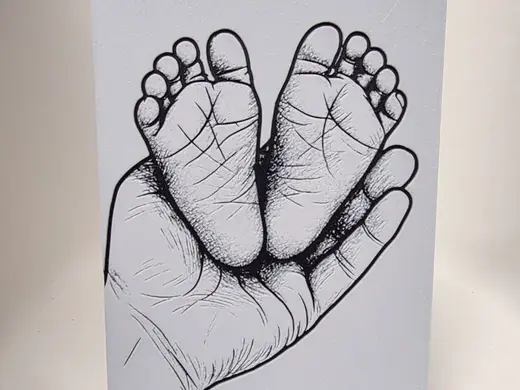 Baby Feet Hueforge