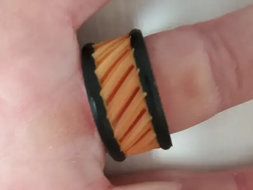 Ring w/sensory ridges, breathable slots twisted