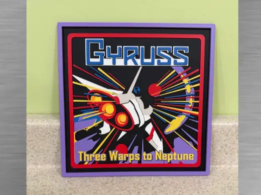 Gyruss Arcade Art-Three warps to Neptune-200x200