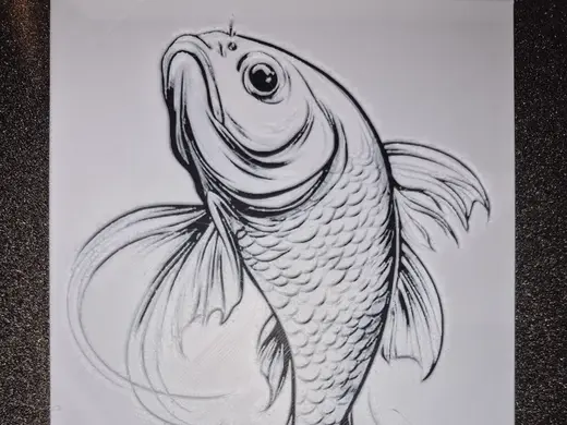 Elegant Koi