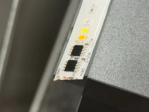 LED STRIP 30° MOUNT / ADPTER with screw holes