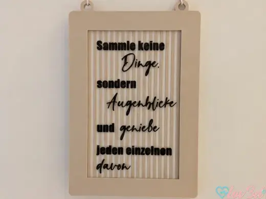Collect Moments Wall Sign