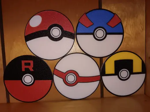 Pokemon Pokeball Coaster collection 1