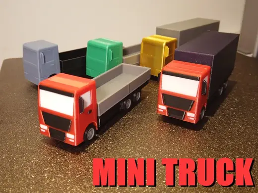 Mini Truck - No Glue Required