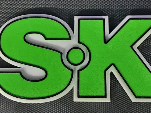 SK Tools Logo w/ 8x3mm magnet holes