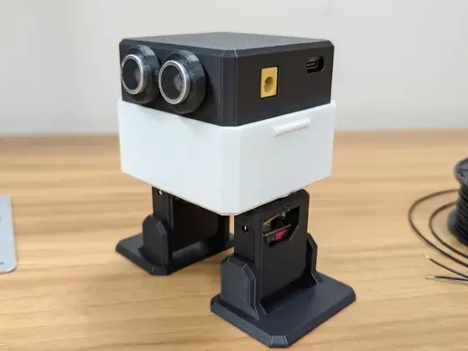 Otto+ using Keyestudio ESP32 Plus & 18650 Battery