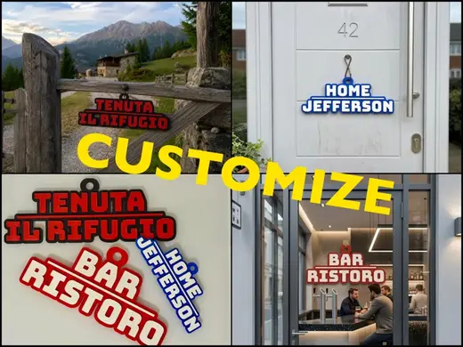 Customizable sign for home, business, or office
