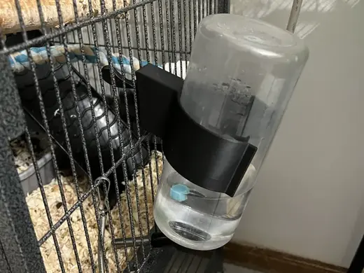 82mm snap in pet bottle holder with wing nut mount