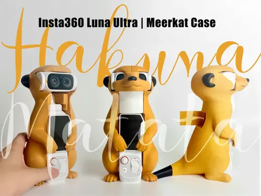 【Insta360 Luna Ultra x MakerWorld】Meerkat Case