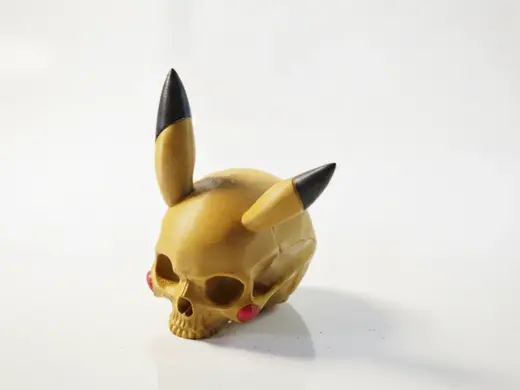 Pikachu Skull Gothic Pokemon Sculpture