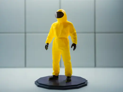 Realistic Among Us Figure | Hazmat Figure