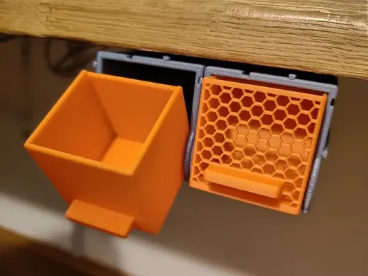 Rail 100 under Desk - Modular Storage Drawer