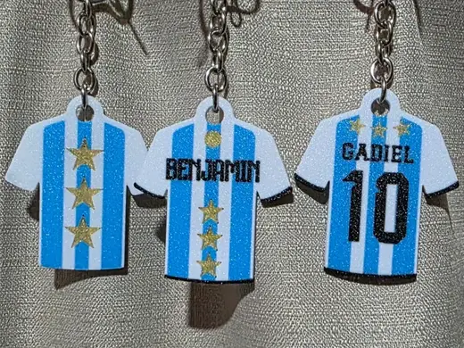 Argentina Shirt Keychain