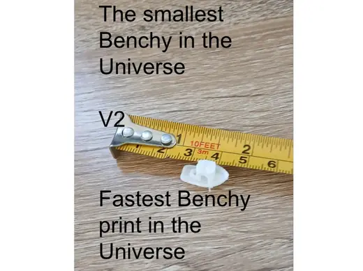 The fastest Benchy print in the world/the smallest