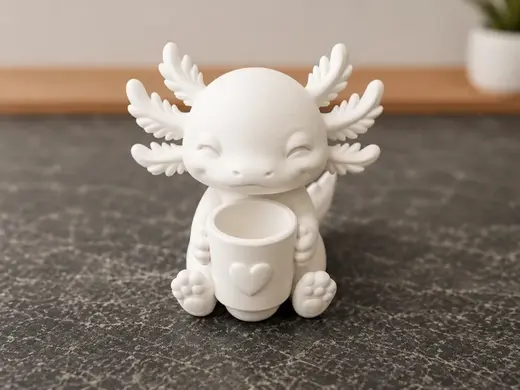 Cute Axolotl Cup Holder (Buddy Collection #2)