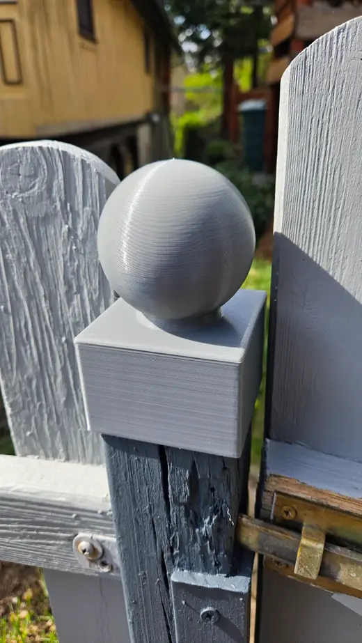 Pfostenkappe Kugelform I Post Cap spherical shape
