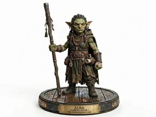 Alba - Female Goblin Wizard