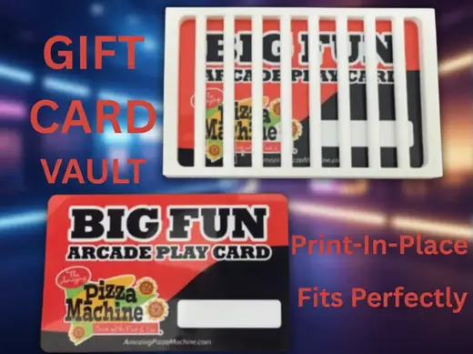 GIFT CARD VAULT! (print in place)