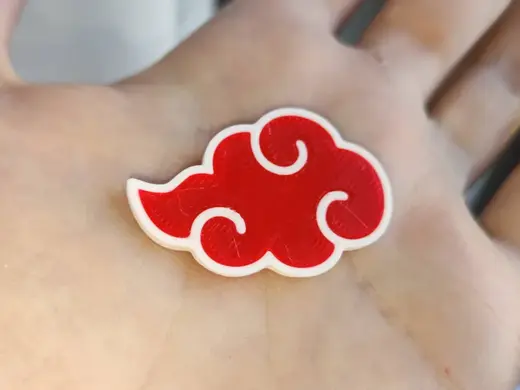 Naruto Akatsuki red cloud Logo haloween