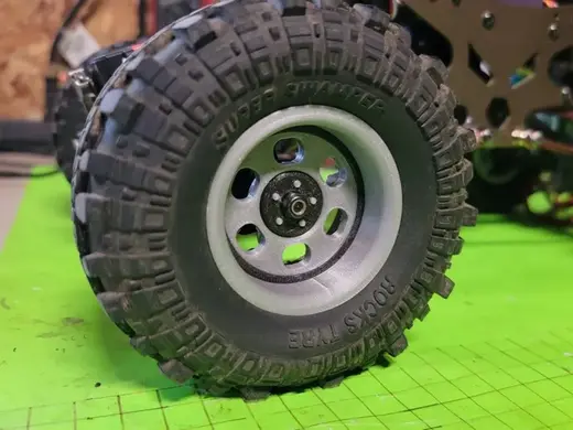 1.9 two tone beadlock crawler wheel for RC