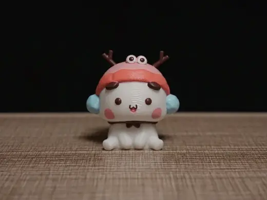 情侣熊系列-雪人帽一二(Couple Bear-Snowman hat Yier)