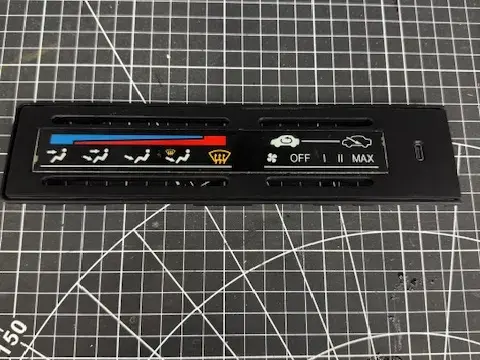 Honda Acty heater and switch panels