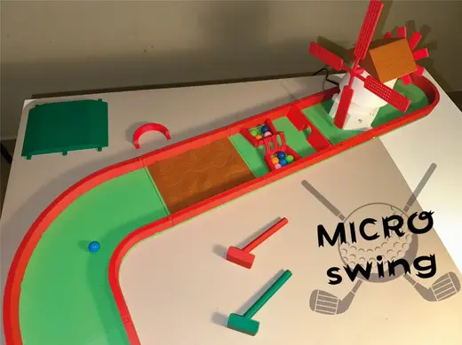 Micro Swing - your personal tabletop golf course!