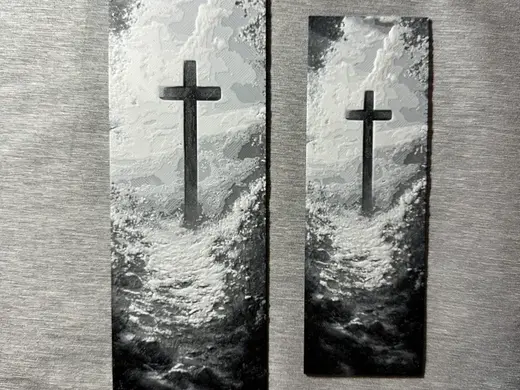 Cross Hueforge Bookmark - 2 sizes