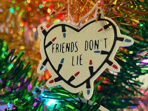 Stranger Things - Friends Don't Lie Ornament Key