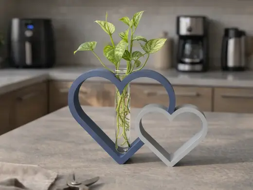 Double Heart Vase - Propagation Station