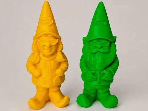 Biker Garden Gnome Couple Figurines