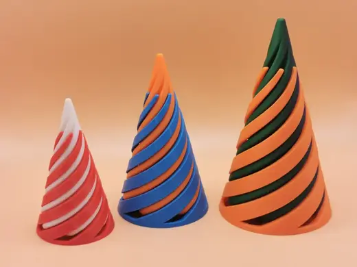 Conoidal Spiral Illusion Fidget