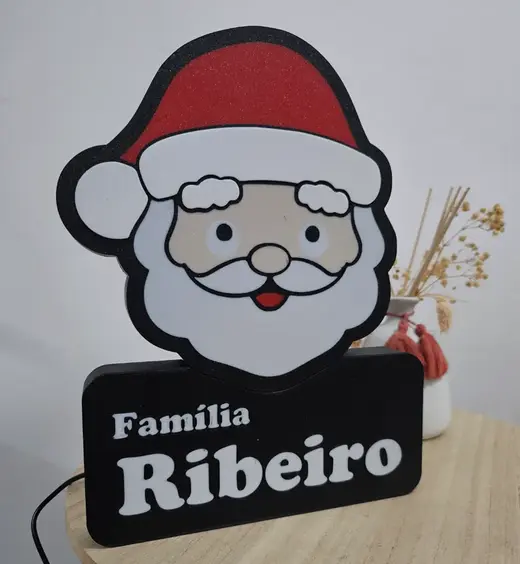 Santa Claus Christmas Lightbox