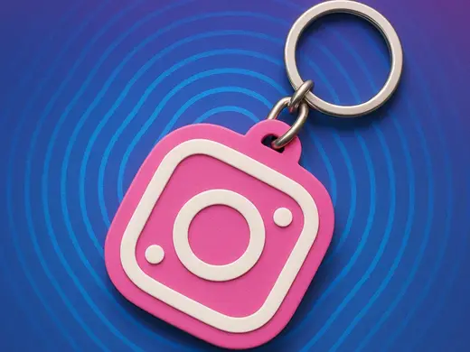 Instagram-Inspired NFC Keychain