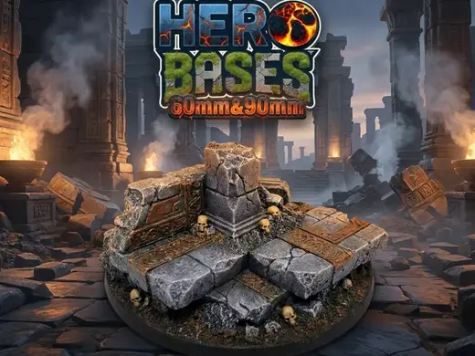 HERO BASES 60MM & 90MM ROCK
