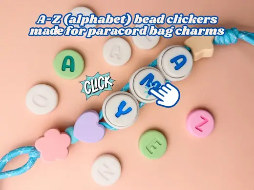 Alphabet Clicker Beads (A-Z)