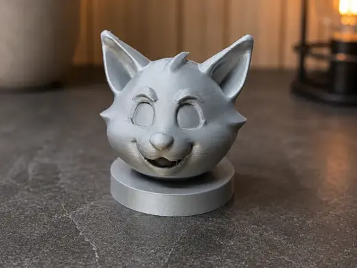 Cute Fox Head-Adorable Fox Bust- 3D Print Model